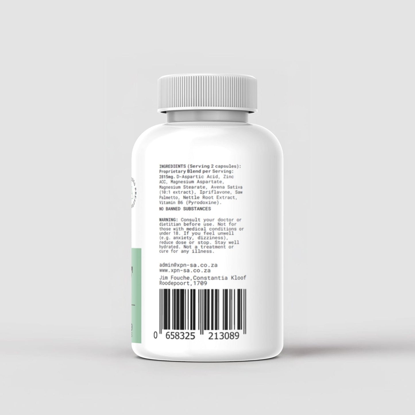 XPN Nutrition Testovantage daily health supplement bottle with 120 capsules, designed for wellness and vitality.