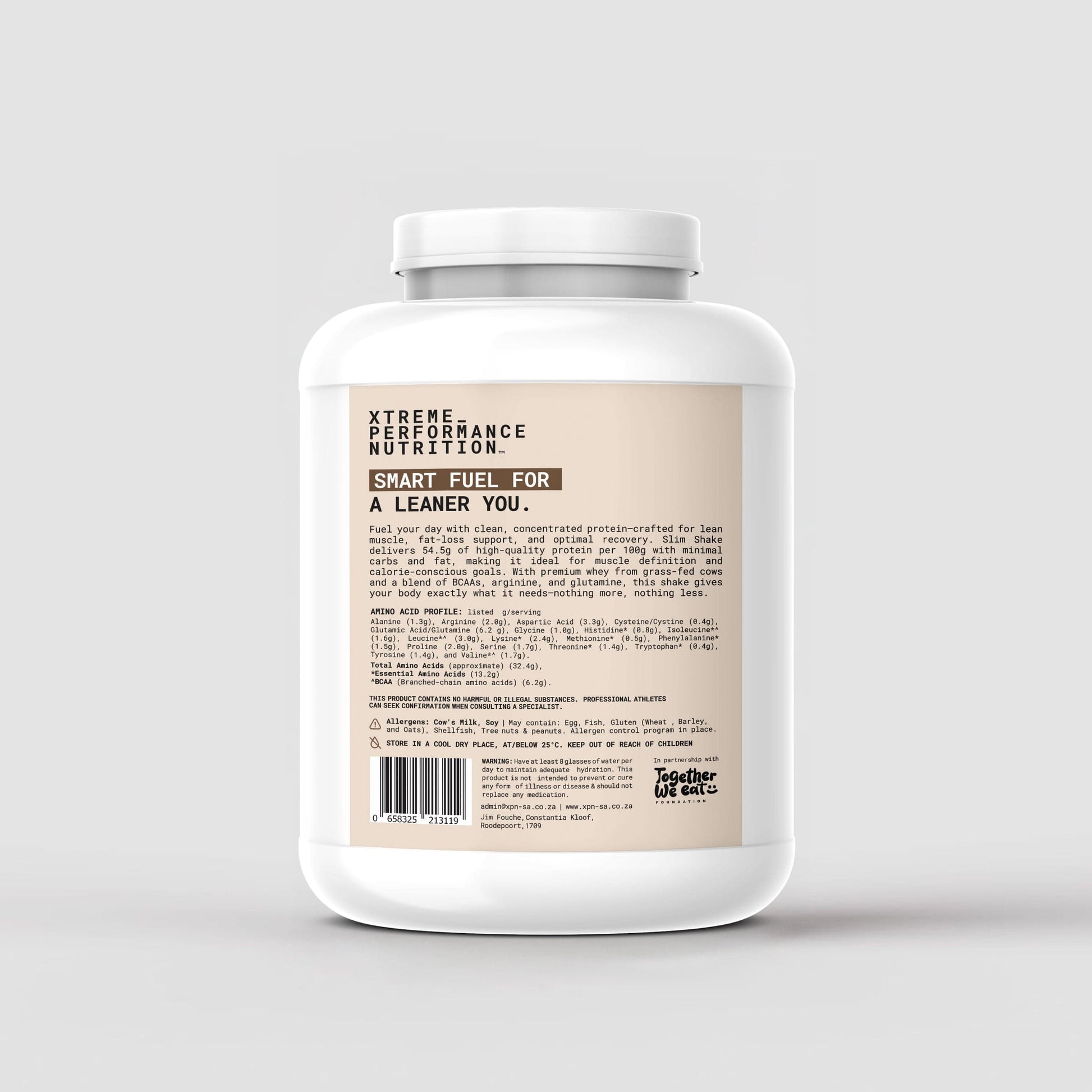 XPN Nutrition SS_02 Slim Shake for weight management, showing a ready-to-drink protein shake in a clear glass.