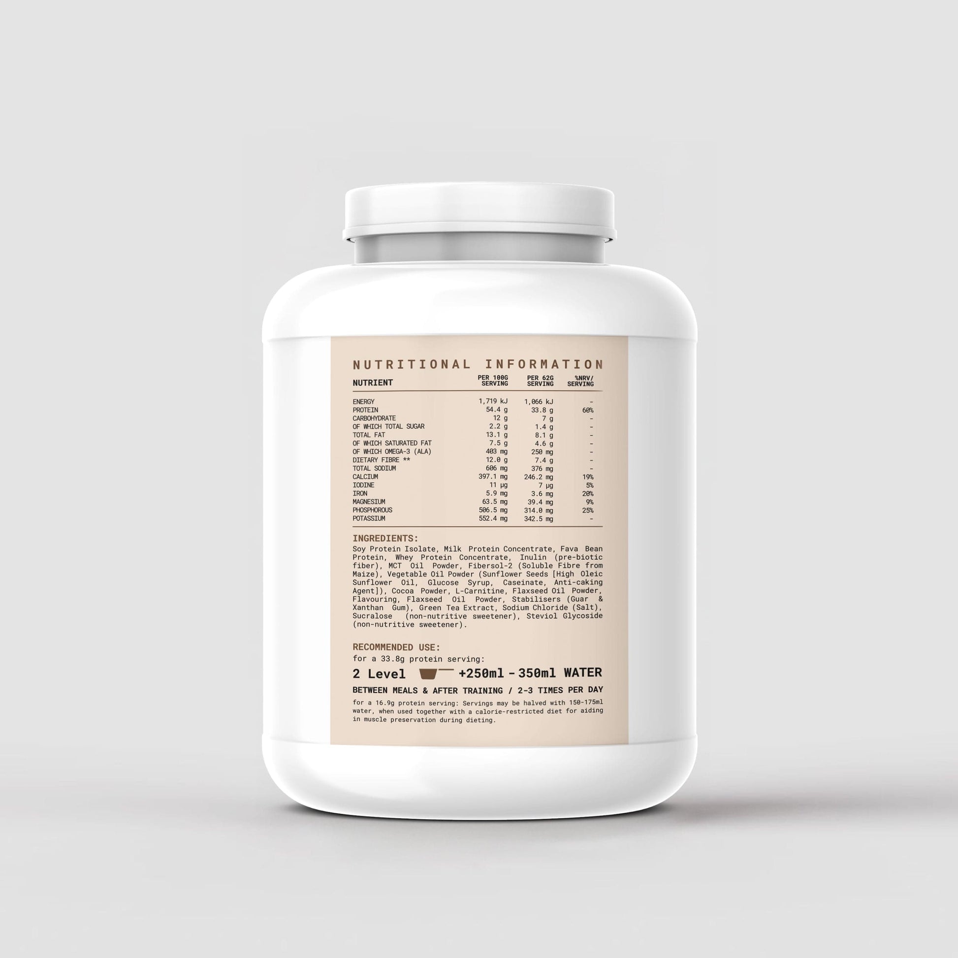 XPN Nutrition SS_02 Slim Shake for weight management, showing a nutritional drink in a glass with ingredients around.