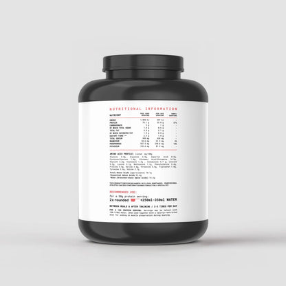 Nutritional information for XPN Nutrition LM_03 Lean Muscle Protein Shake, a performance and recovery supplement.