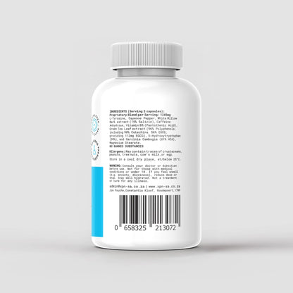 XPN Nutrition MX_01 Fat Burner Male supplement bottle with 90 capsules, designed for weight management and fat burning.